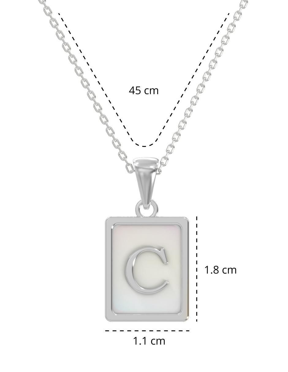 Collar clepsidra ninguna de acero sin kilataje