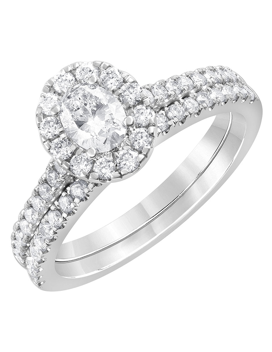 Anillo de compromiso de oro 14 k 2