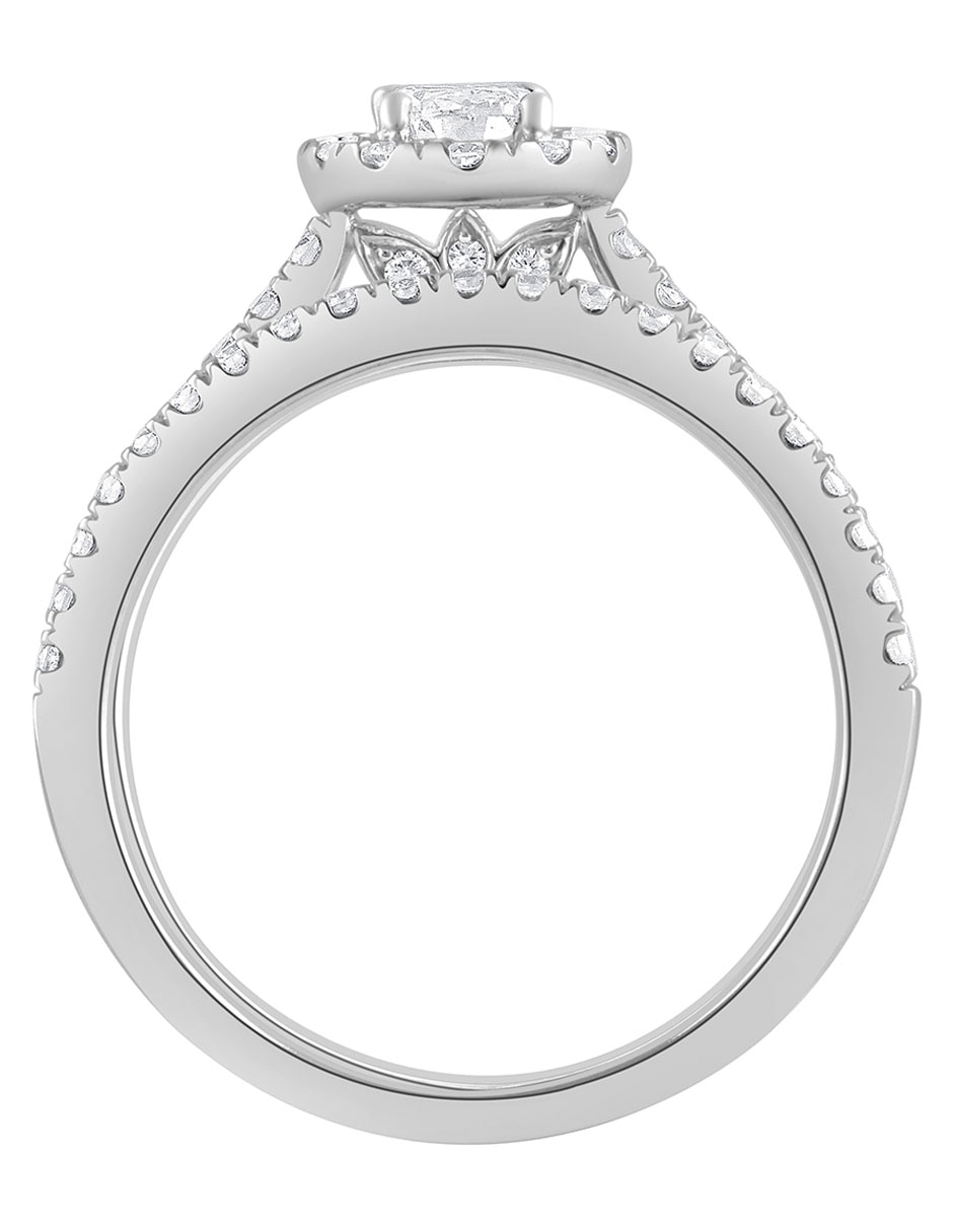 Anillo de compromiso de oro 14 k 4