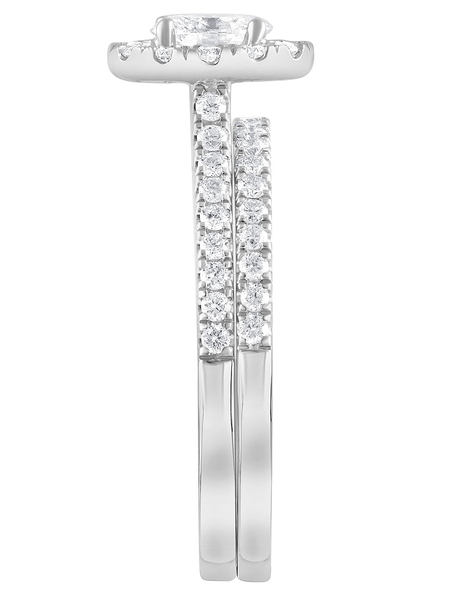 Anillo de compromiso de oro 14 k 8