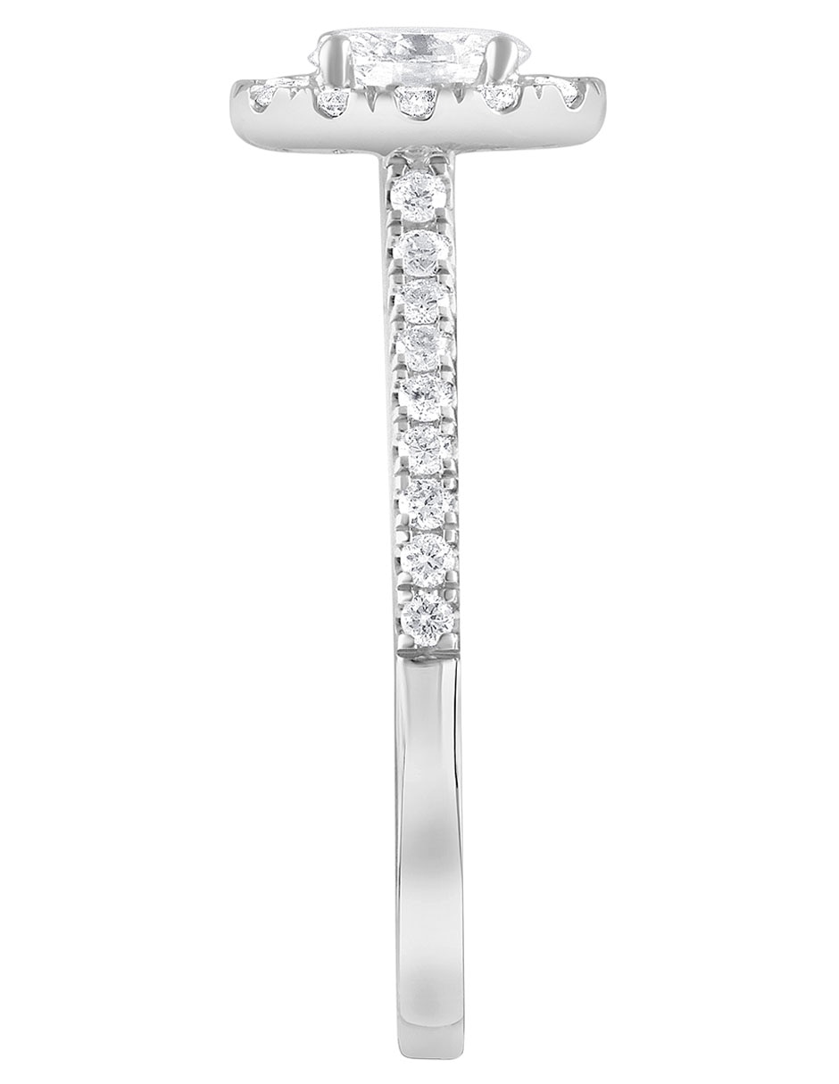 Anillo de compromiso de oro 14 k 10