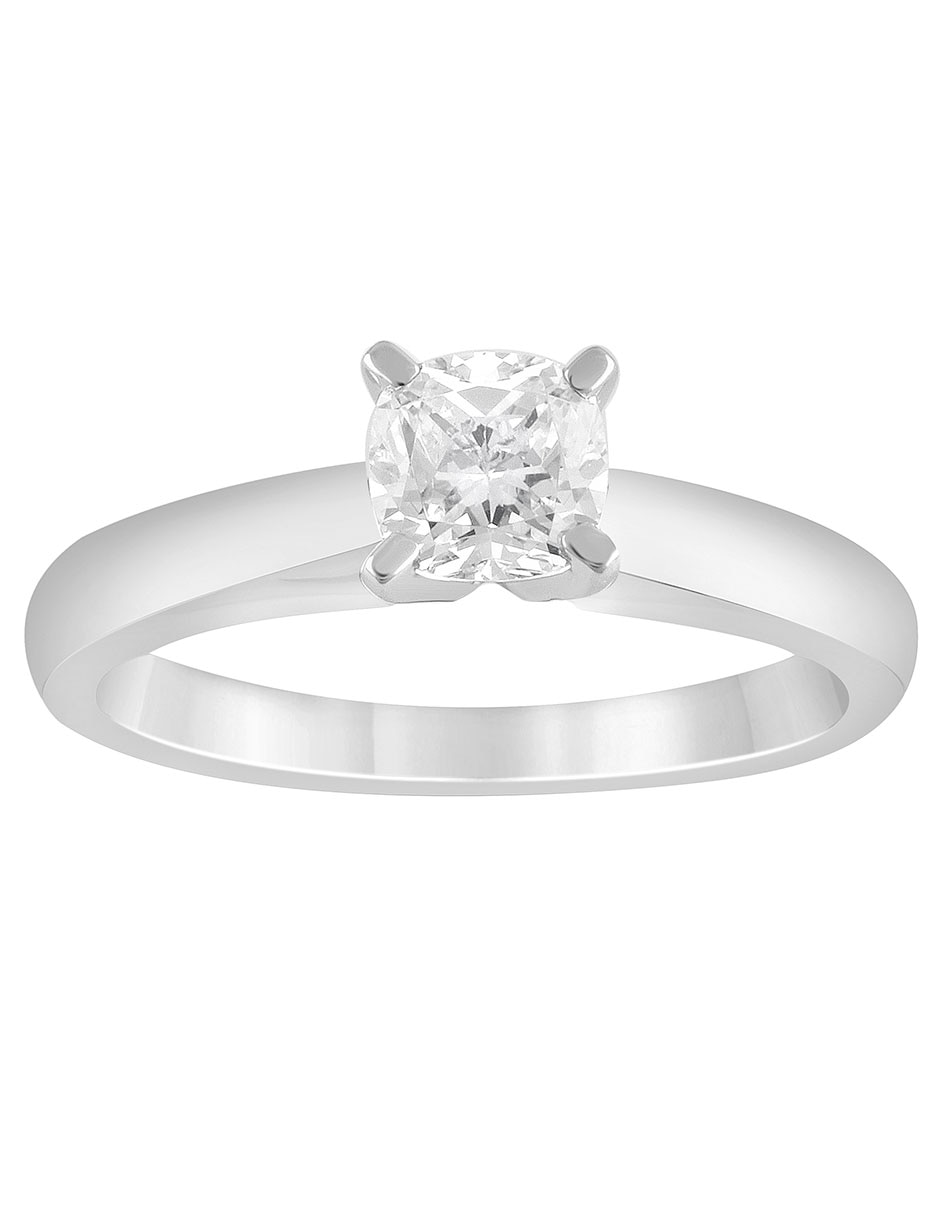 Anillo de compromiso de oro 14 K Ayla diamante de laboratorio