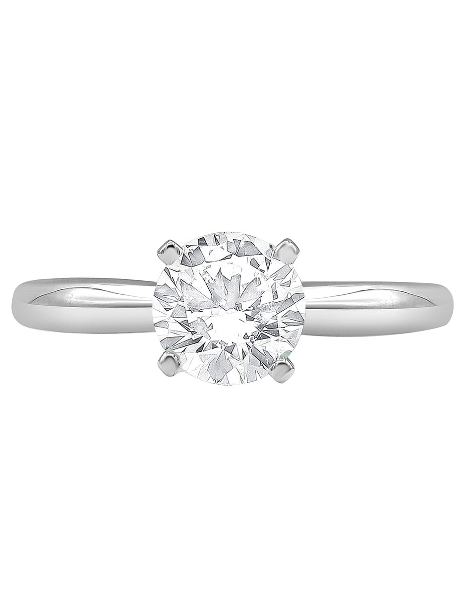 Anillo de compromiso de oro 14 K Ayla diamante de laboratorio 2