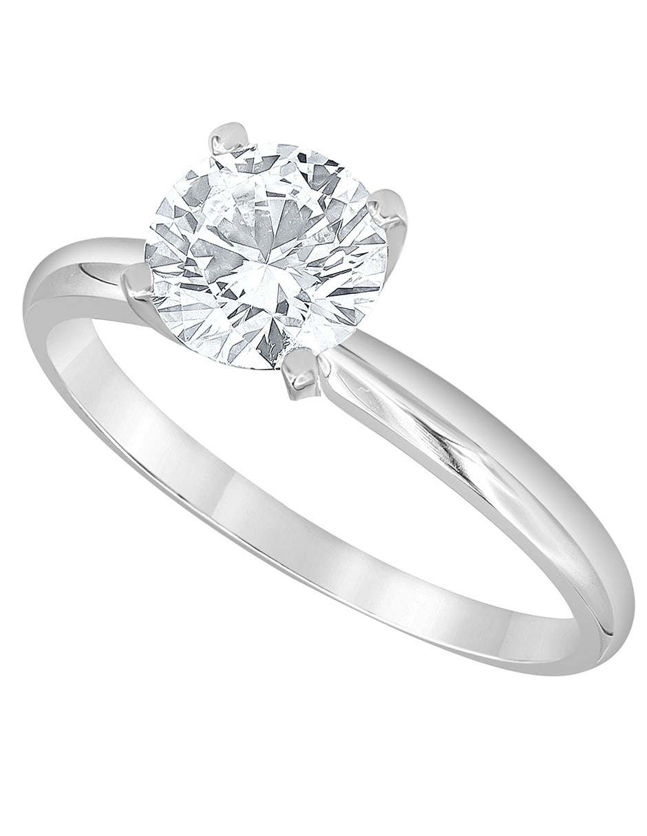 Anillo de compromiso de oro 14 K Ayla diamante de laboratorio 3