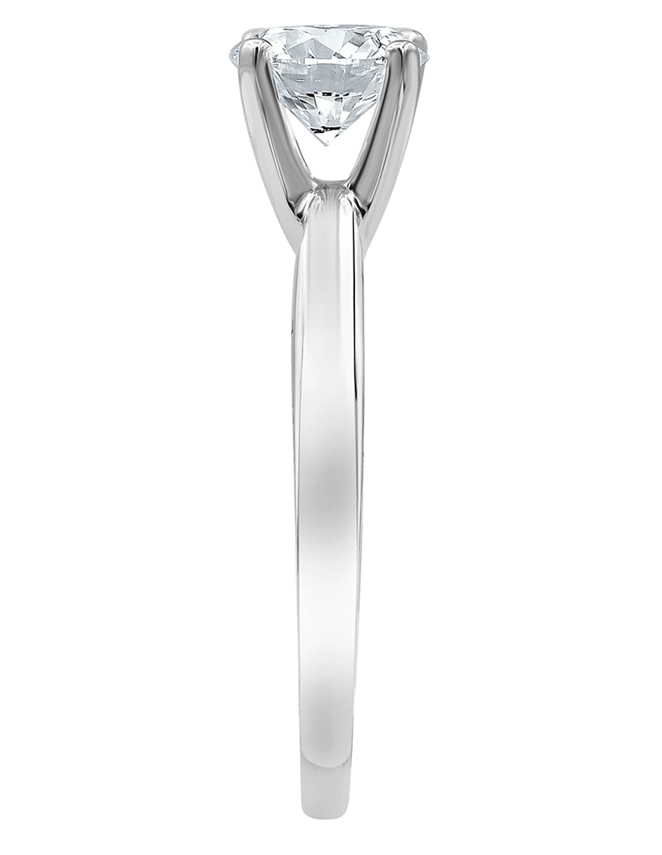 Anillo de compromiso de oro 14 K Ayla diamante de laboratorio 5