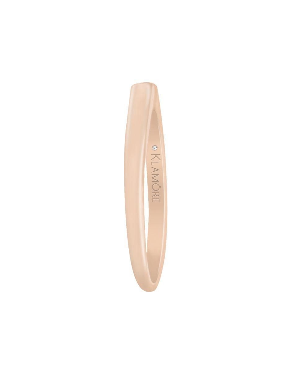 Solitario de oro 14 k Gardenia diamante 2