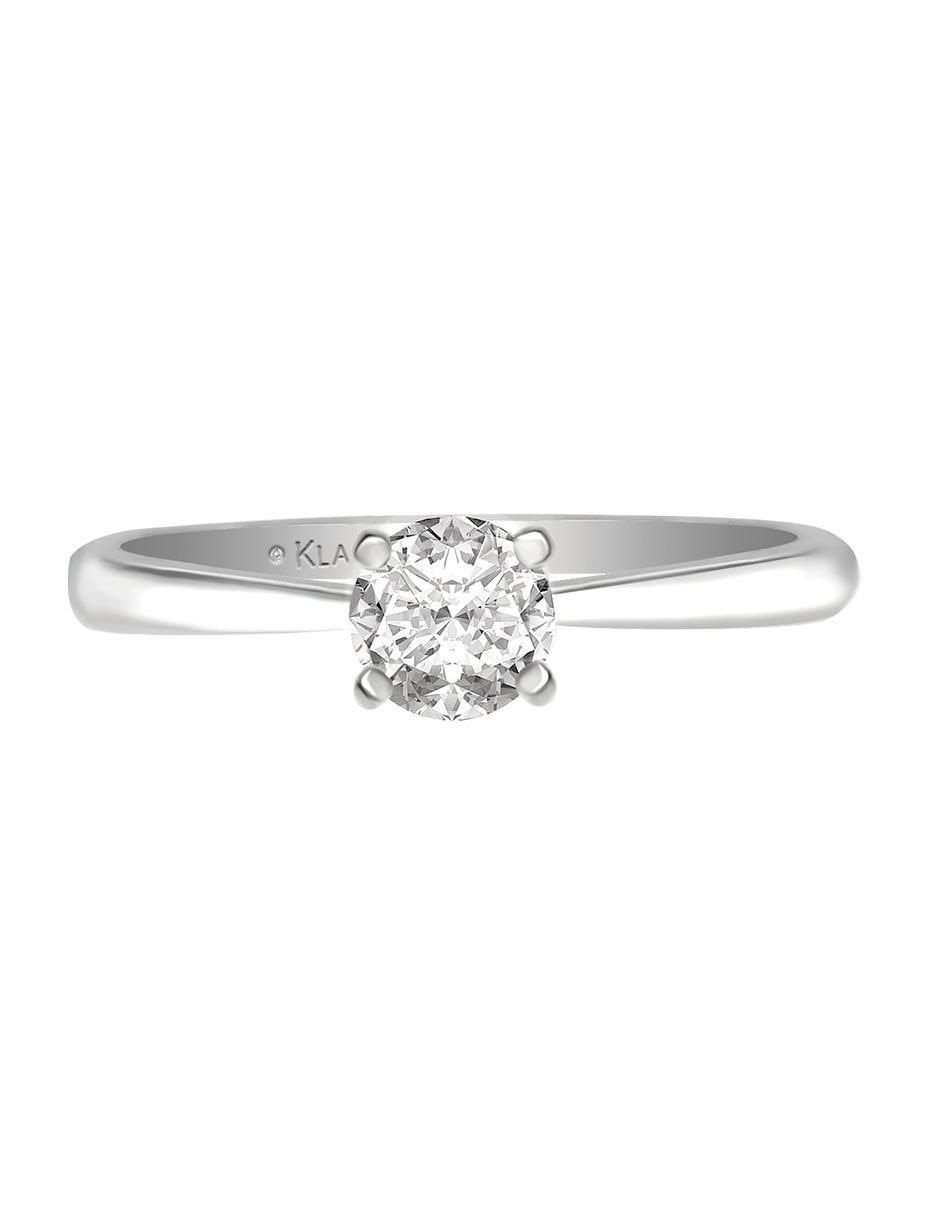 Solitario de oro 14 k Karla diamante Solitario de oro 14 k Karla diamante