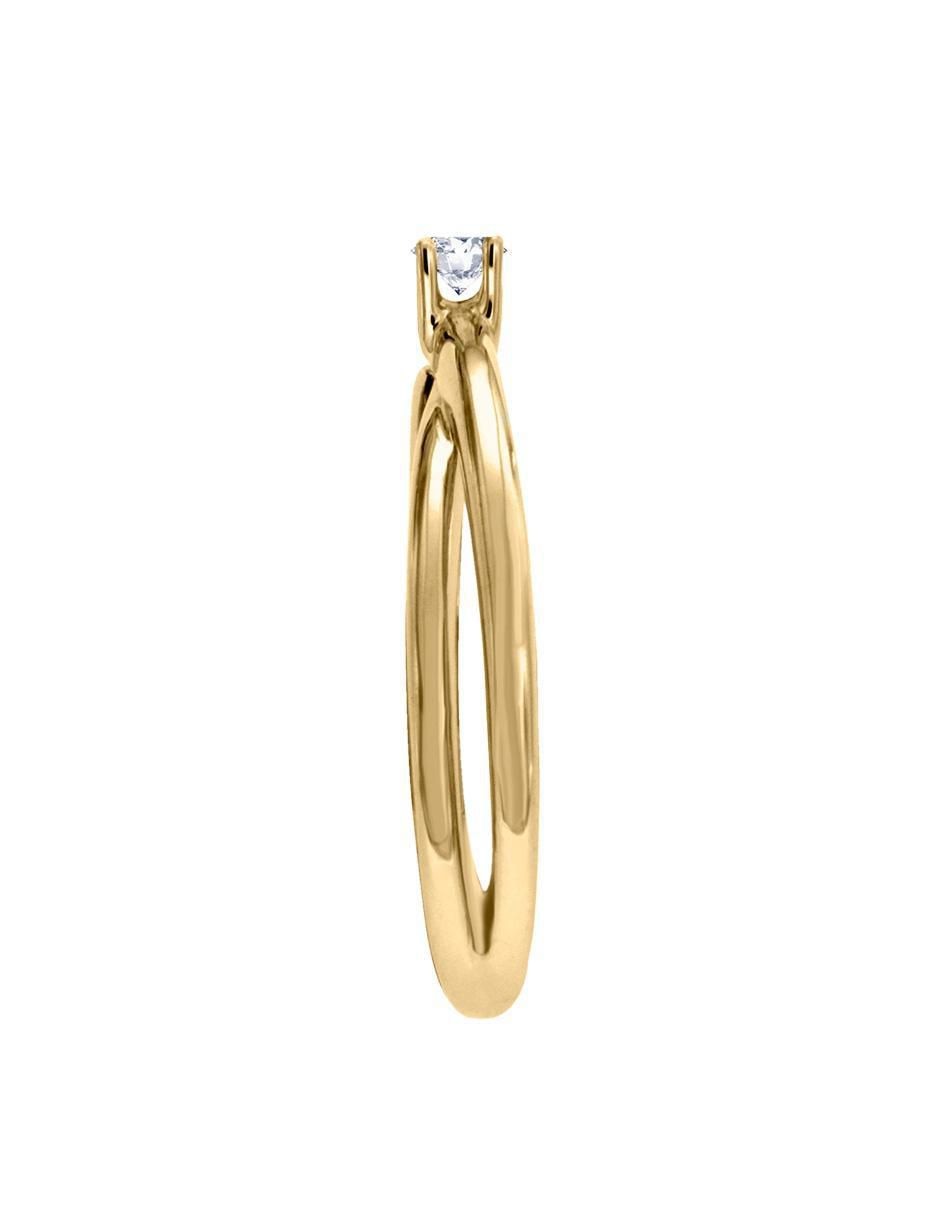 Solitario de oro 14 k Maggiore diamante 5