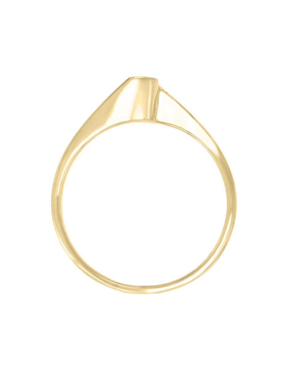 Solitario de oro 14 k klamore diamante