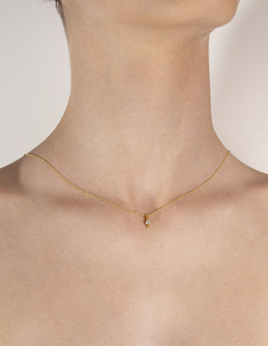 Collar de oro amarillo 14 K 3