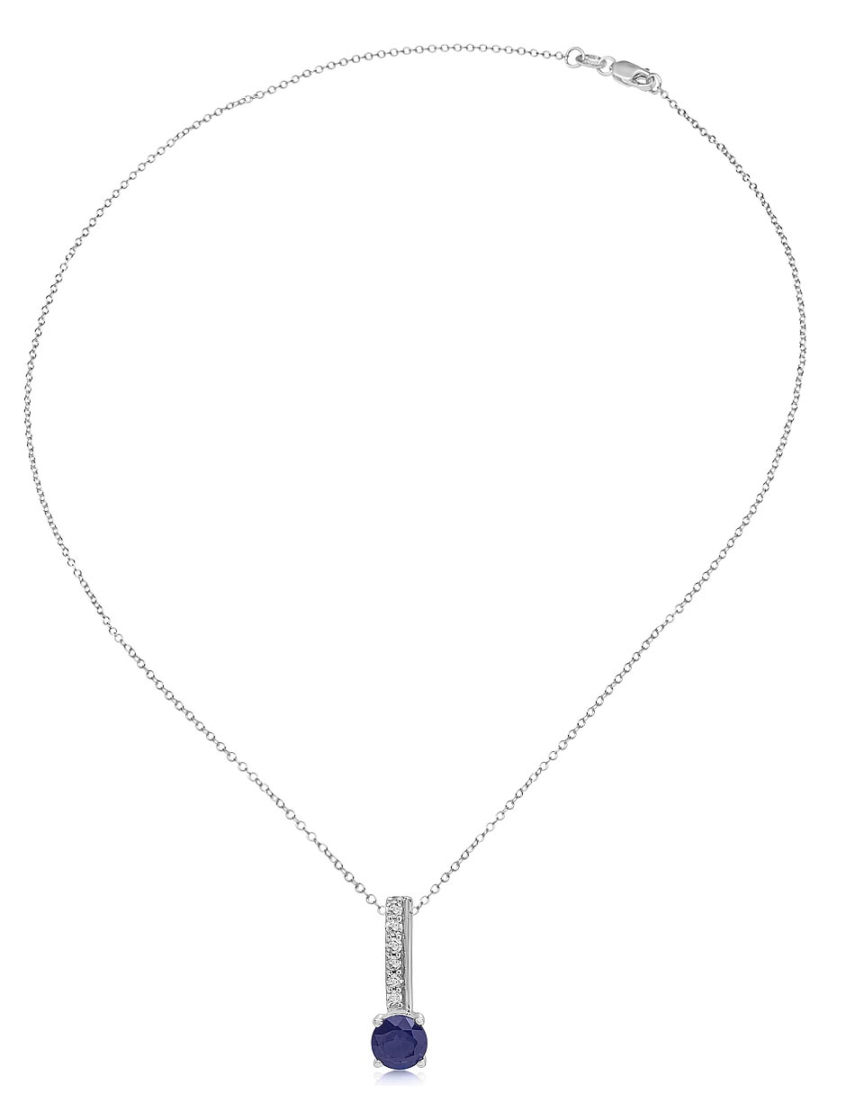Collar de Oro Blanco 14 k 2