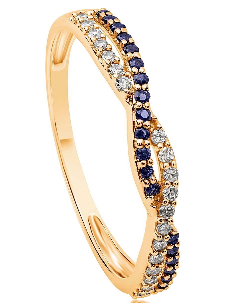 Anillo de compromiso de oro amarillo 14 k esmeralda 2