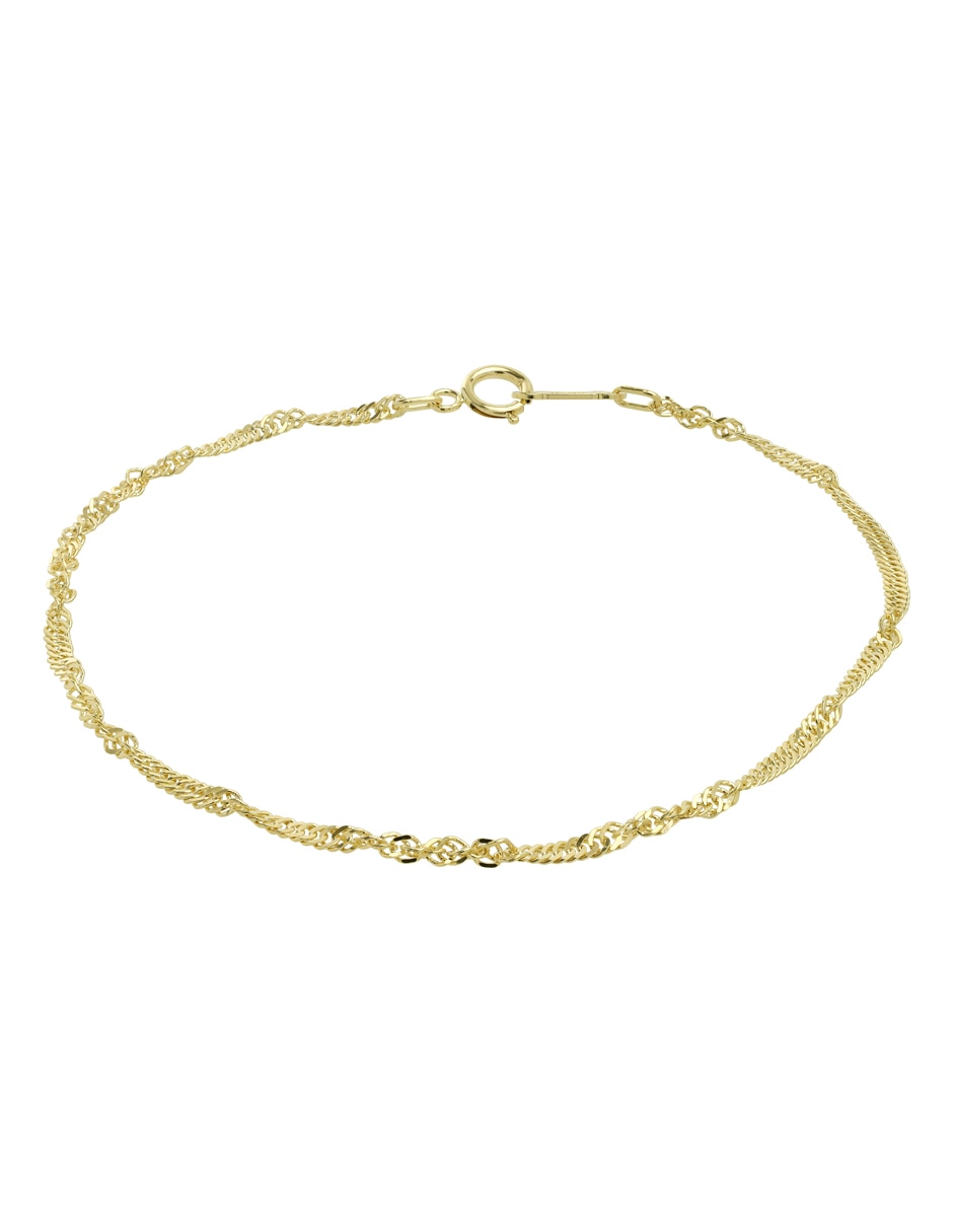 Pulsera de oro 14 K con acabado brillante 2