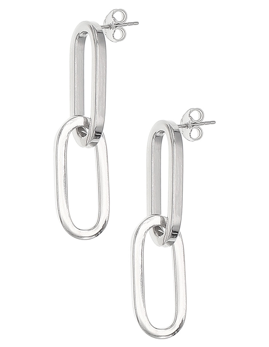 Aretes de plata P 925 con acabado brillante 2