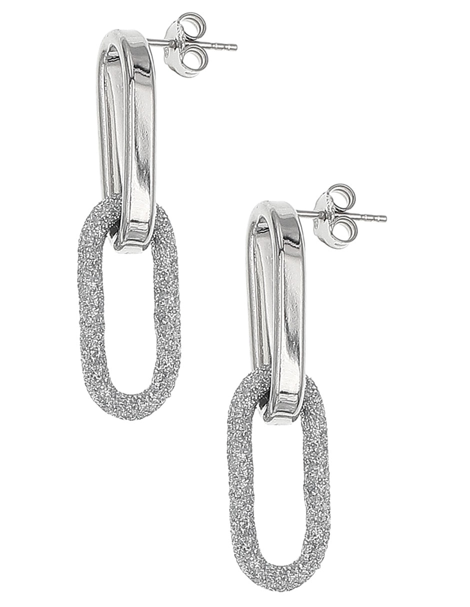 Aretes de plata P 925 con acabado brillante 2