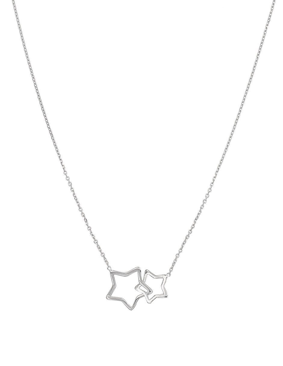Collar de estrella de plata P 925