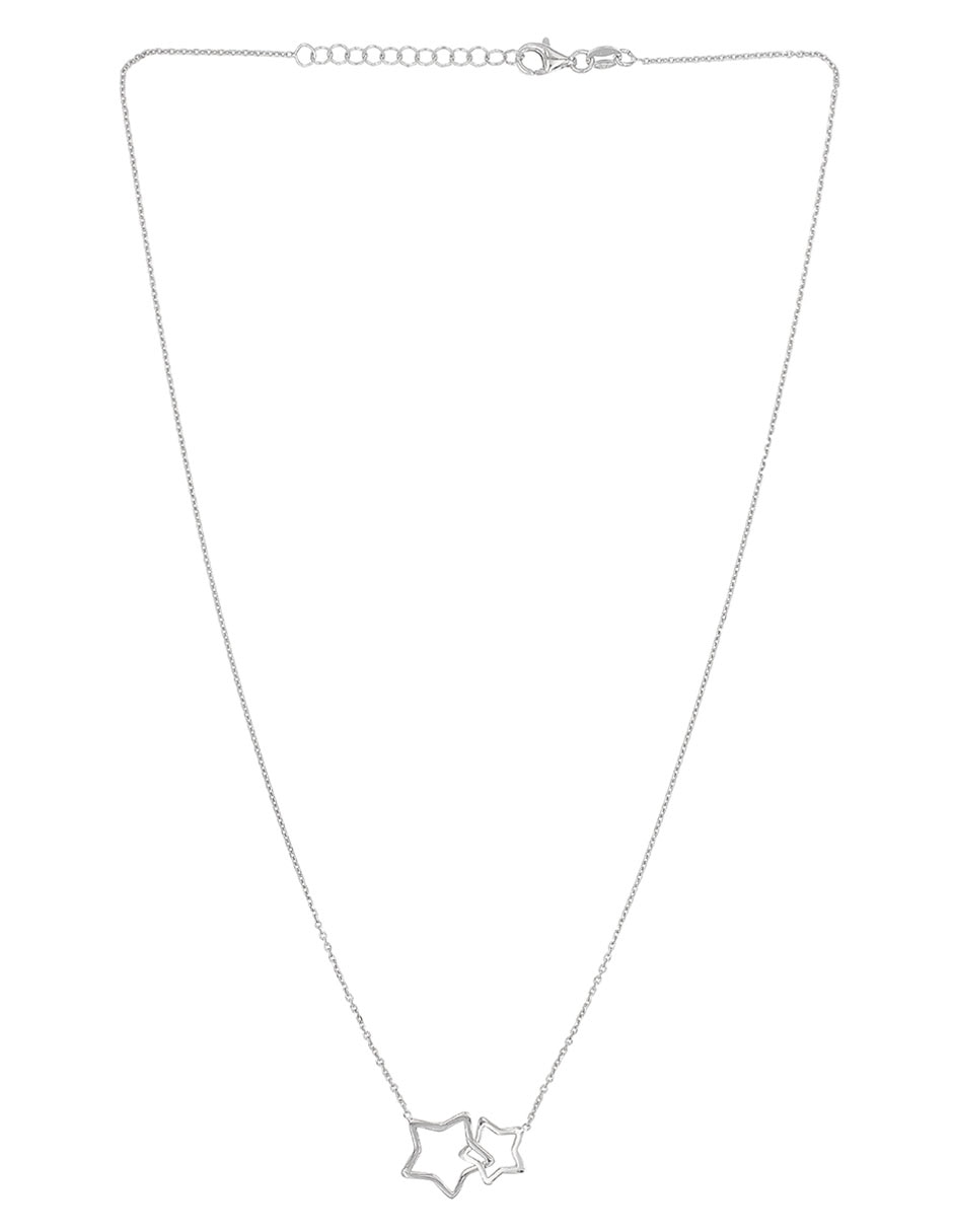 Collar de estrella de plata P 925 2