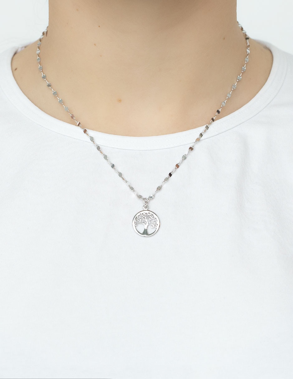 Collar de árbol de plata P 925 3