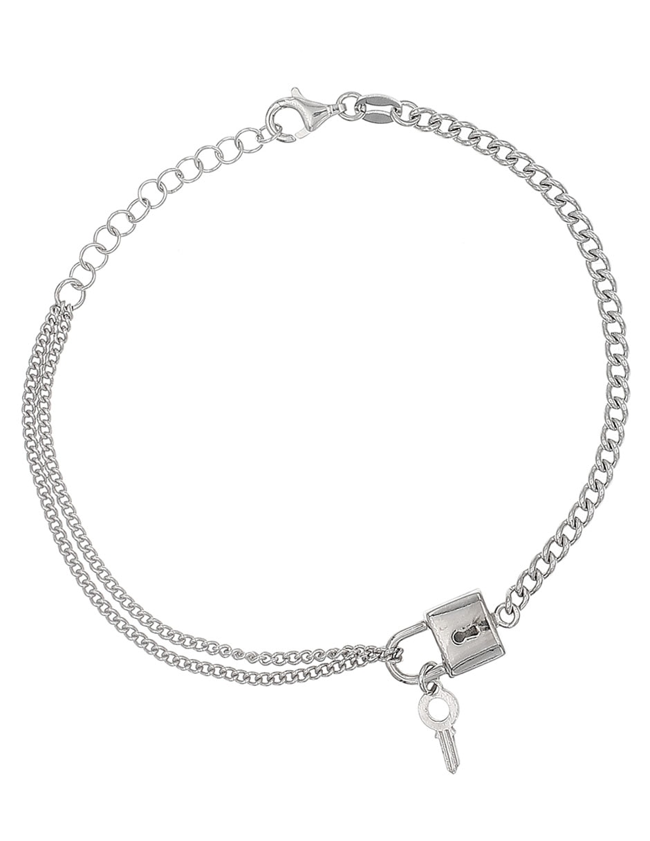 Pulsera de plata P 925 con acabado pulido