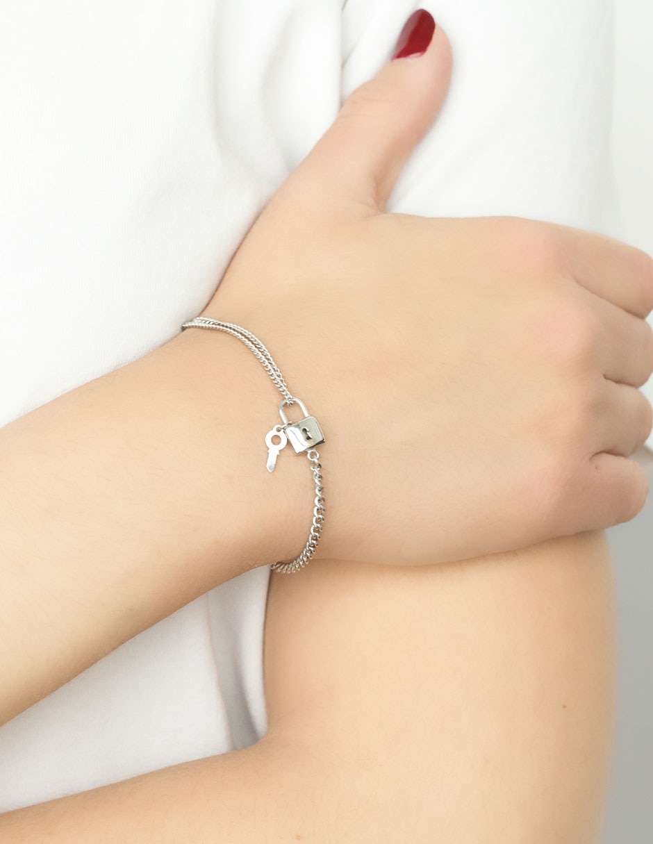 Pulsera de plata P 925 con acabado pulido 3
