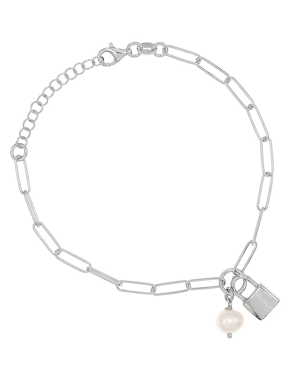 Pulsera de plata P 925 con acabado pulido