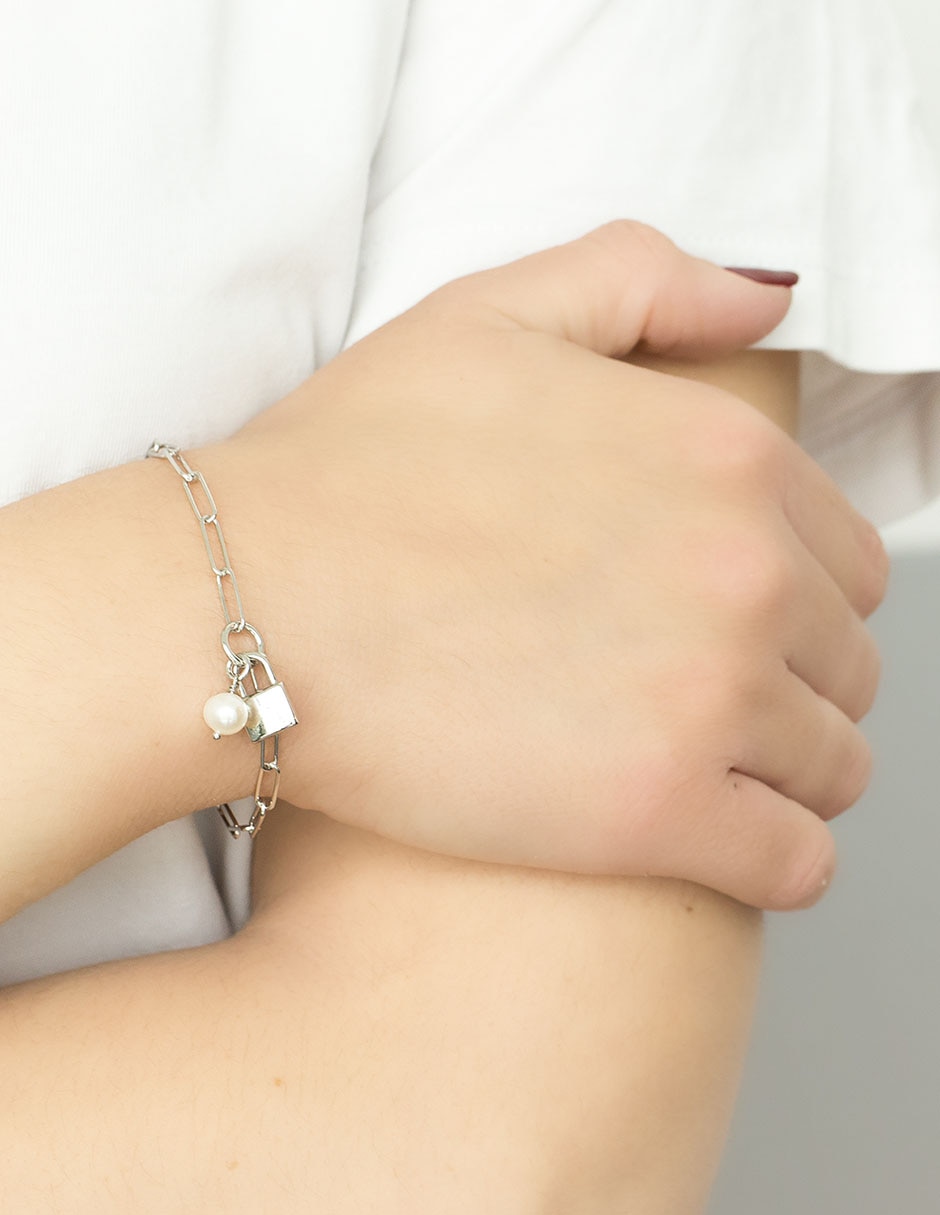 Pulsera de plata P 925 con acabado pulido 3