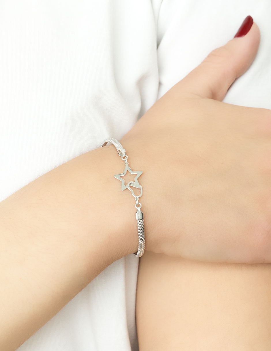 Pulsera de plata P 925 con acabado pulido 3
