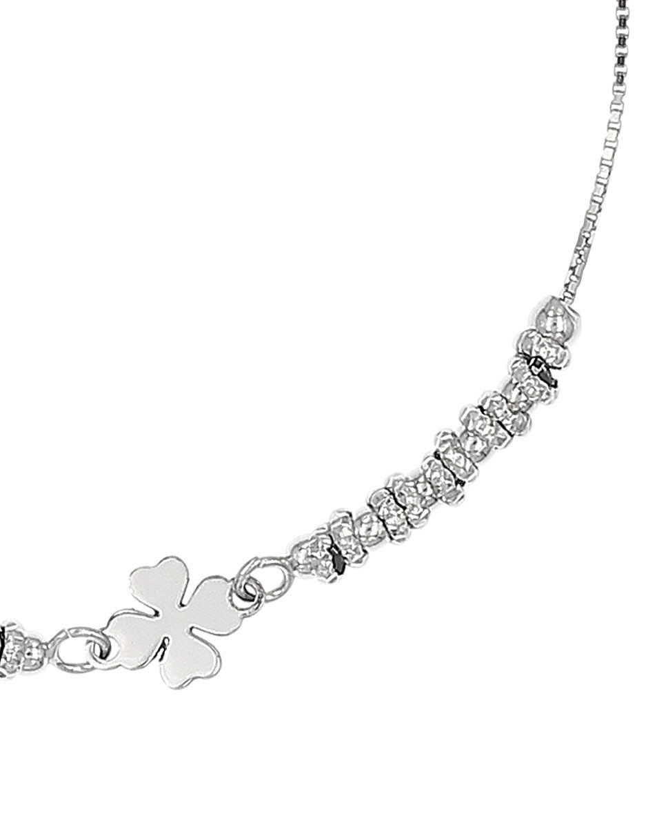 Pulsera de plata P 925 con acabado martillado 2