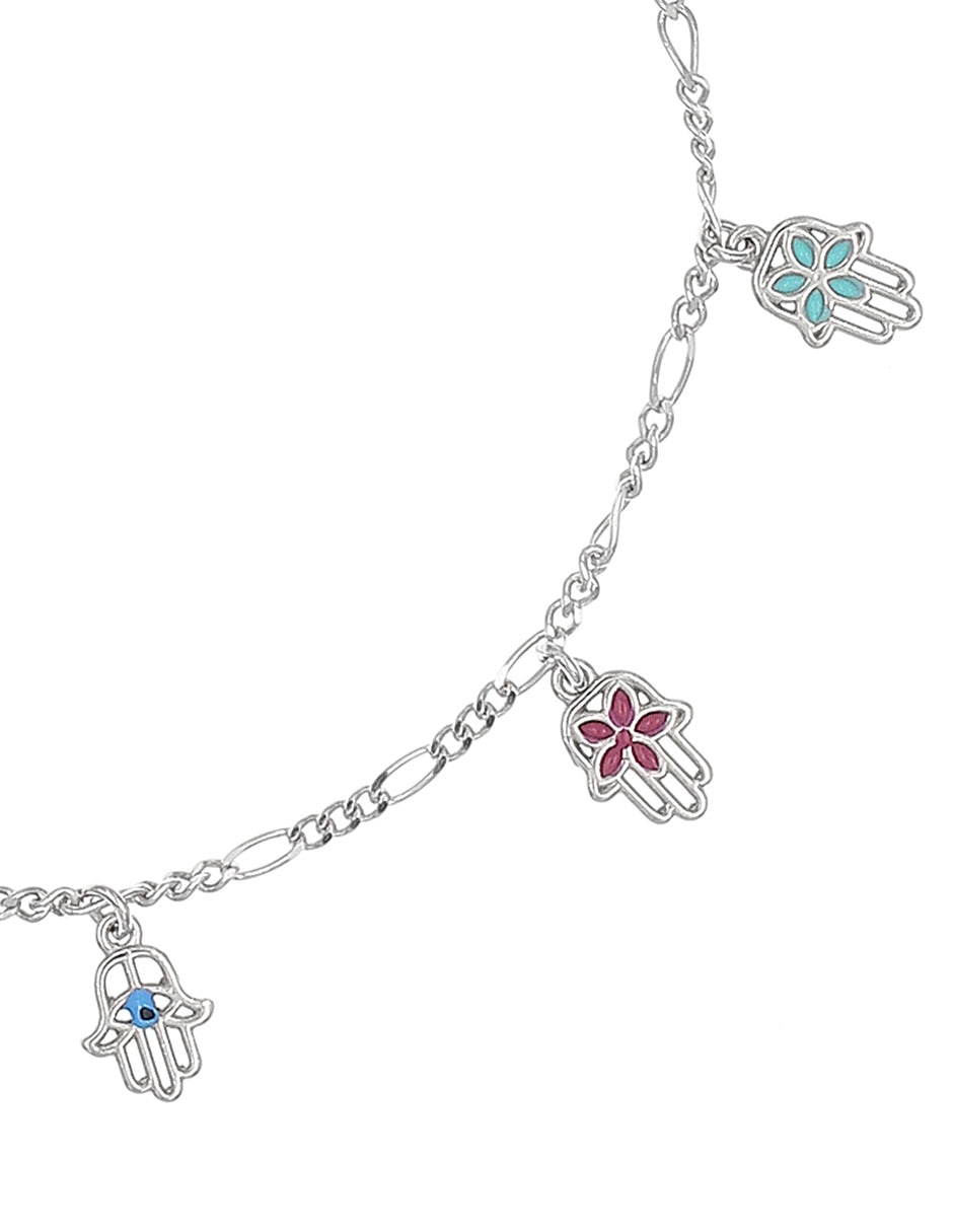 Pulsera de plata con acabado pulido 2
