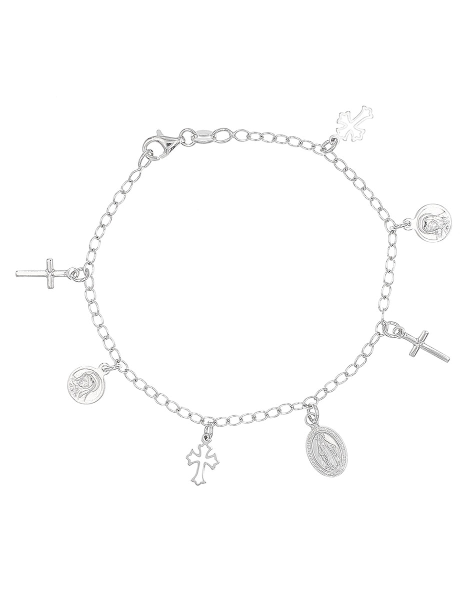 Pulsera de plata P 925 con acabado pulido