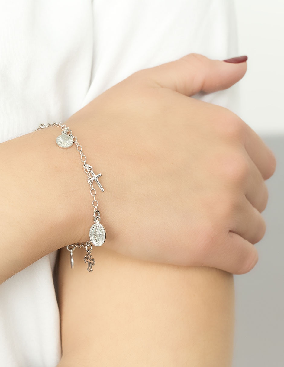 Pulsera de plata P 925 con acabado pulido 3
