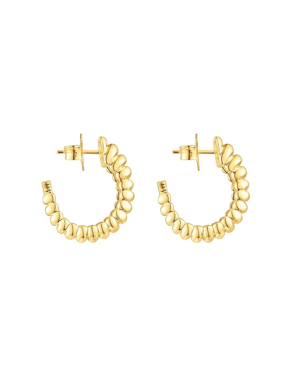 Aretes Virtual Garden con acabado espejo 2