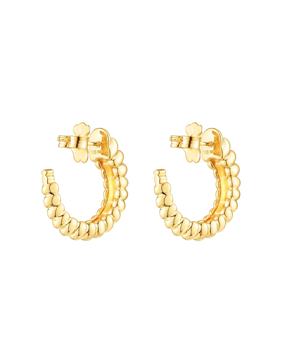 Aretes Virtual Garden con acabado espejo 3