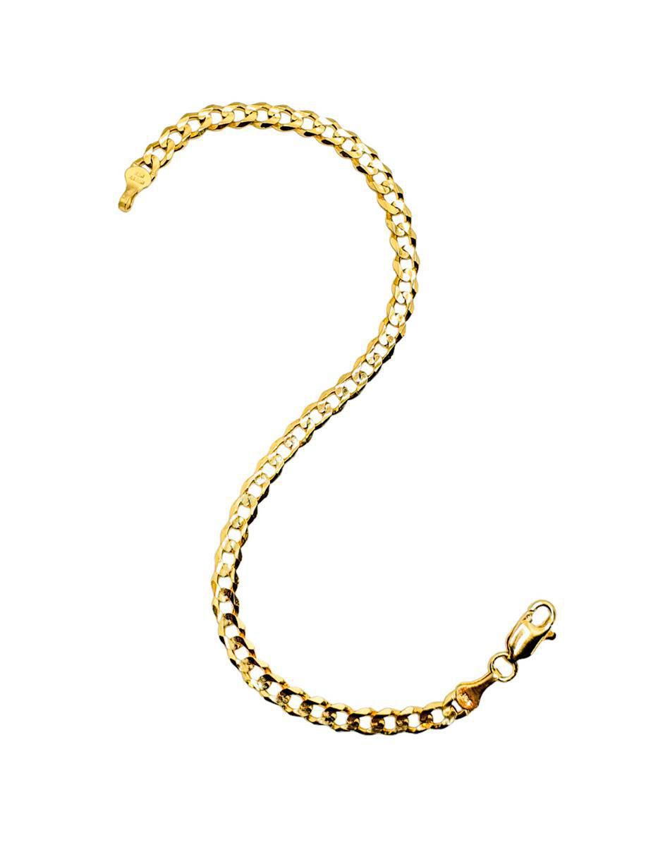 Pulsera de oro 10 K con acabado pulido 3