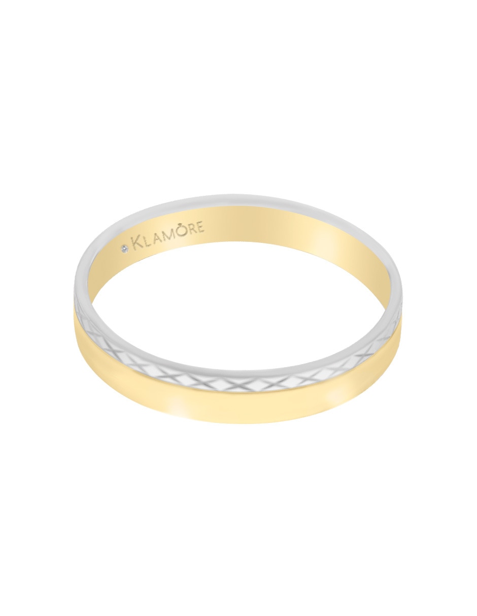 Argolla de oro amarillo 14 k Jess