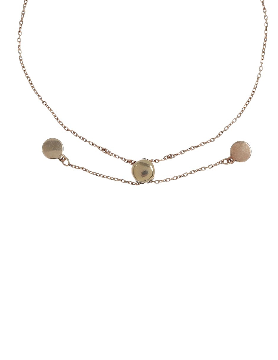 Pulsera de oro 14 K con acabado brillante 3