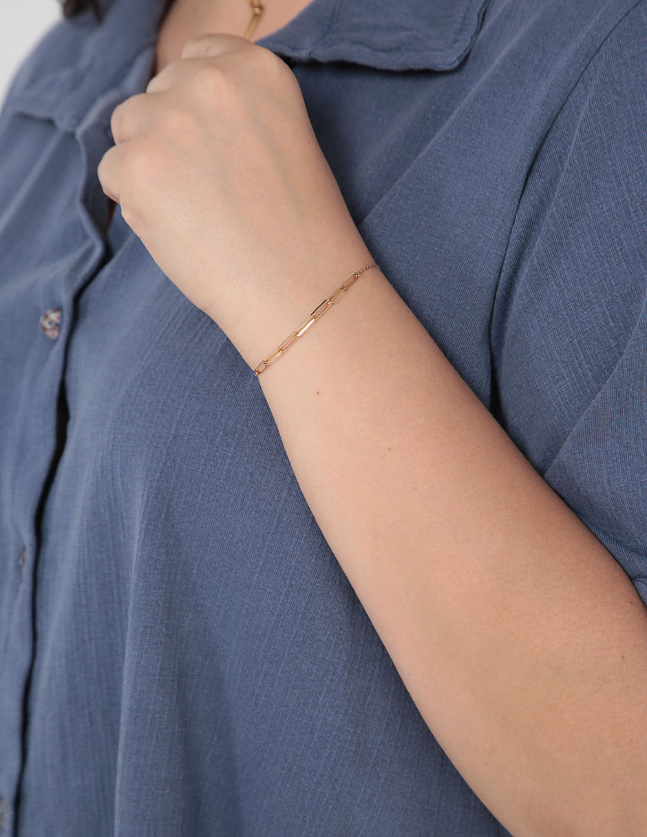 Pulsera de oro 14 k 3