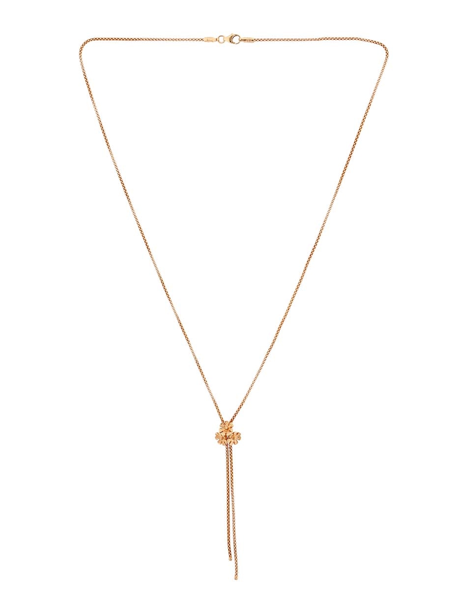 Collar de flor Necklace de oro 14 K 2