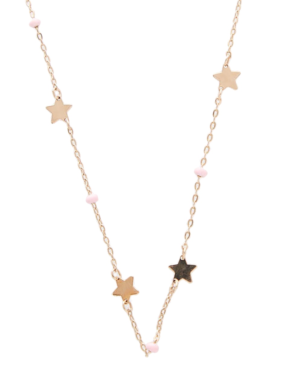 Collar de estrella de oro 14 K