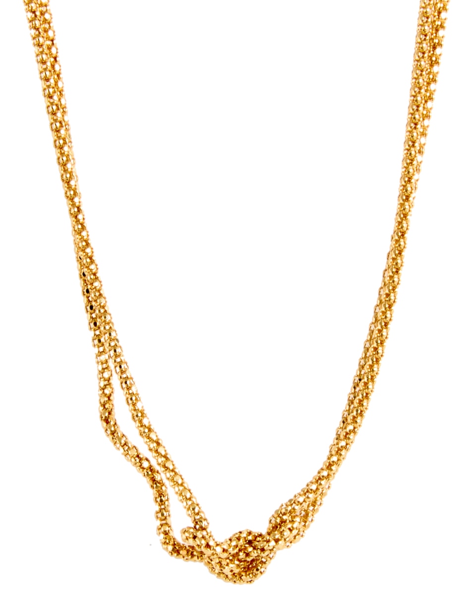 Collar de nudo de oro 14 K