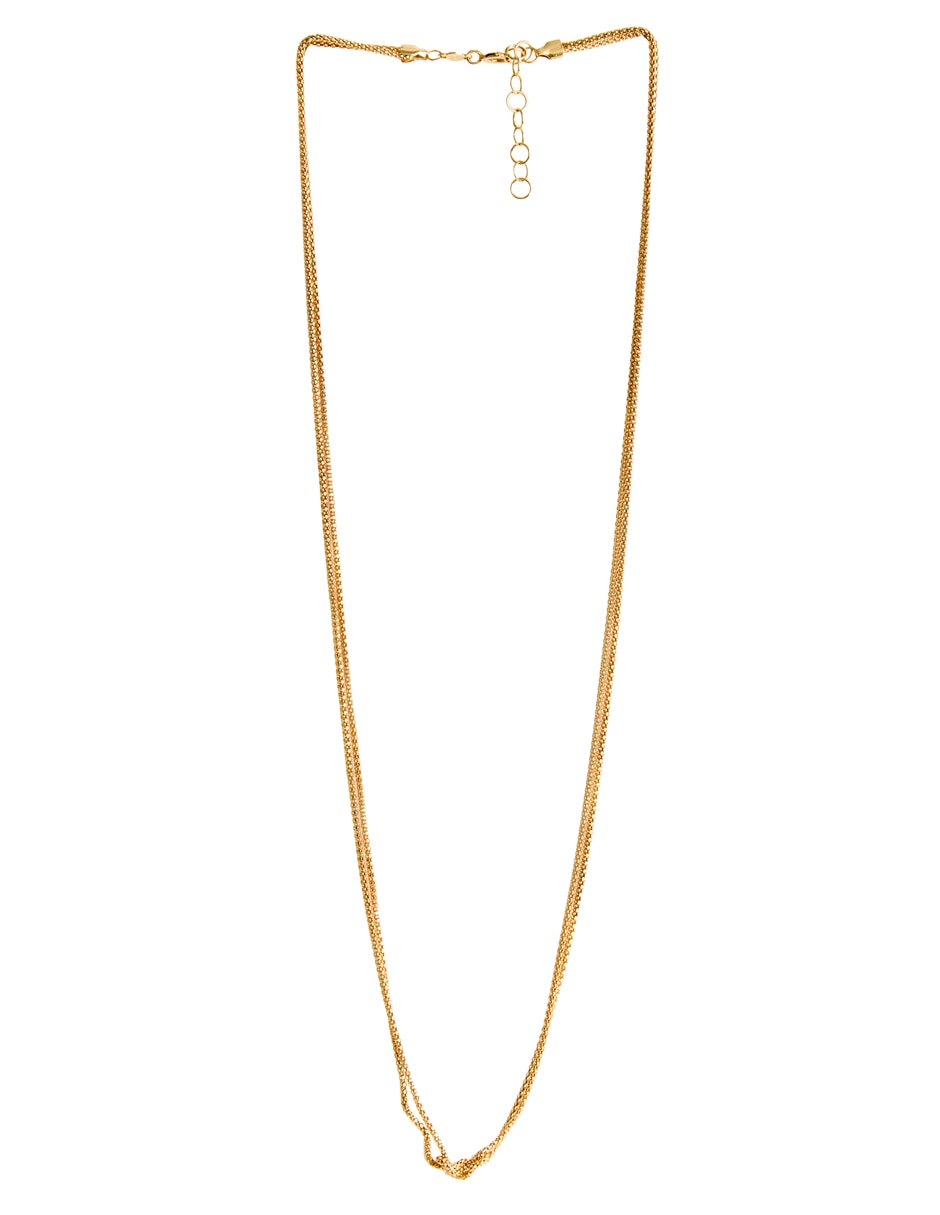 Collar de nudo de oro 14 K 2