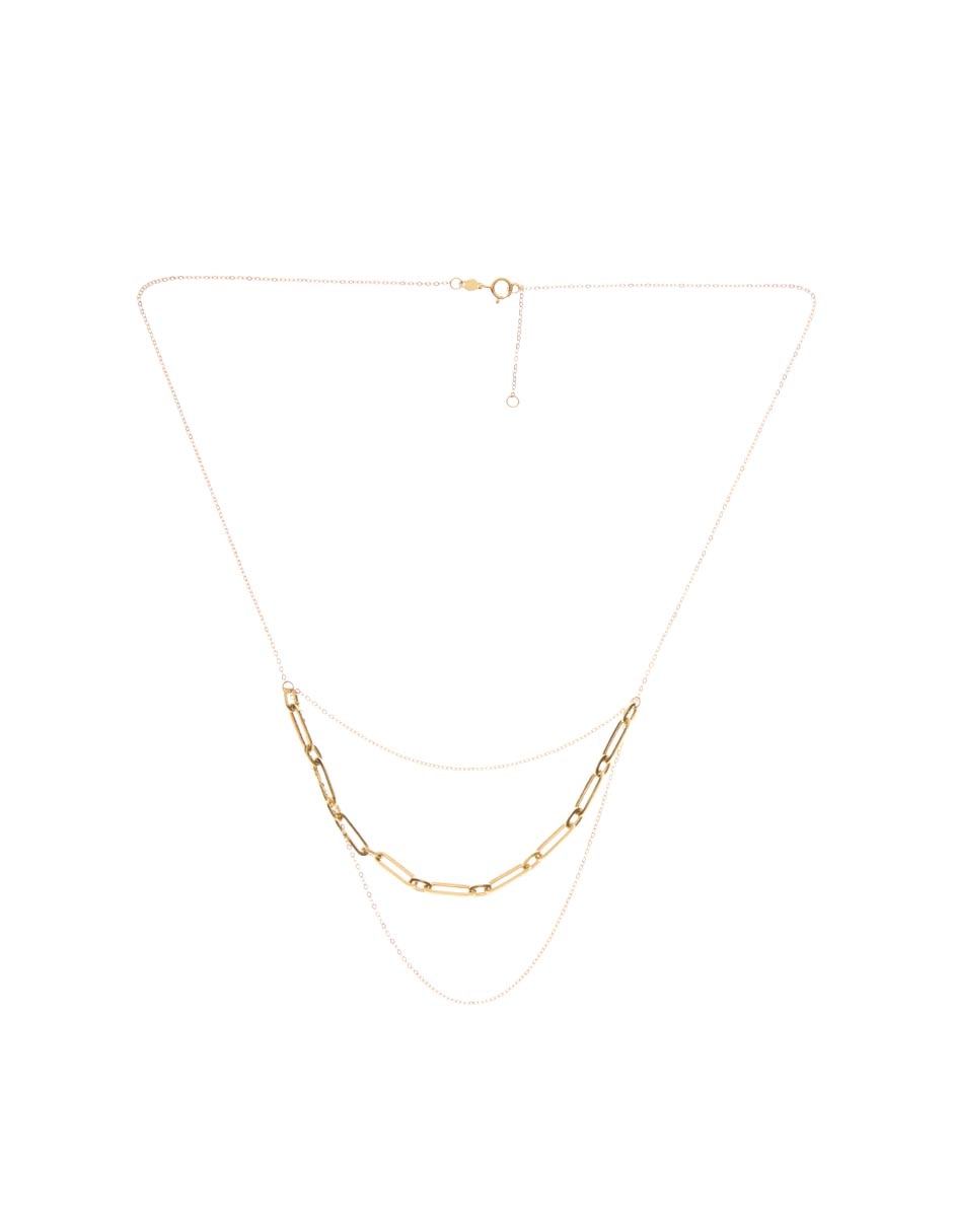 Collar de oro amarillo 14 K 2