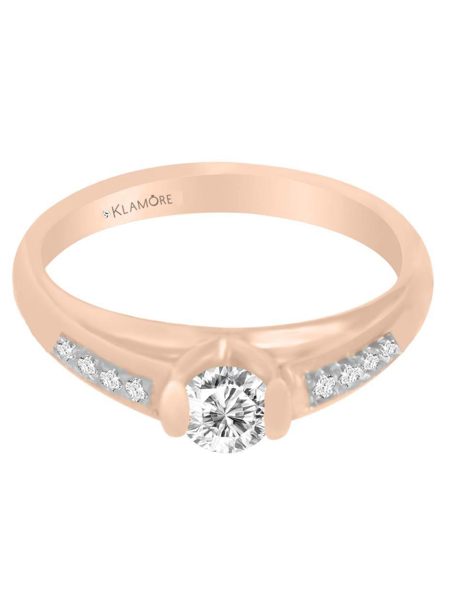 Solitario de oro 14 k Karol diamante Solitario de oro 14 k Karol diamante