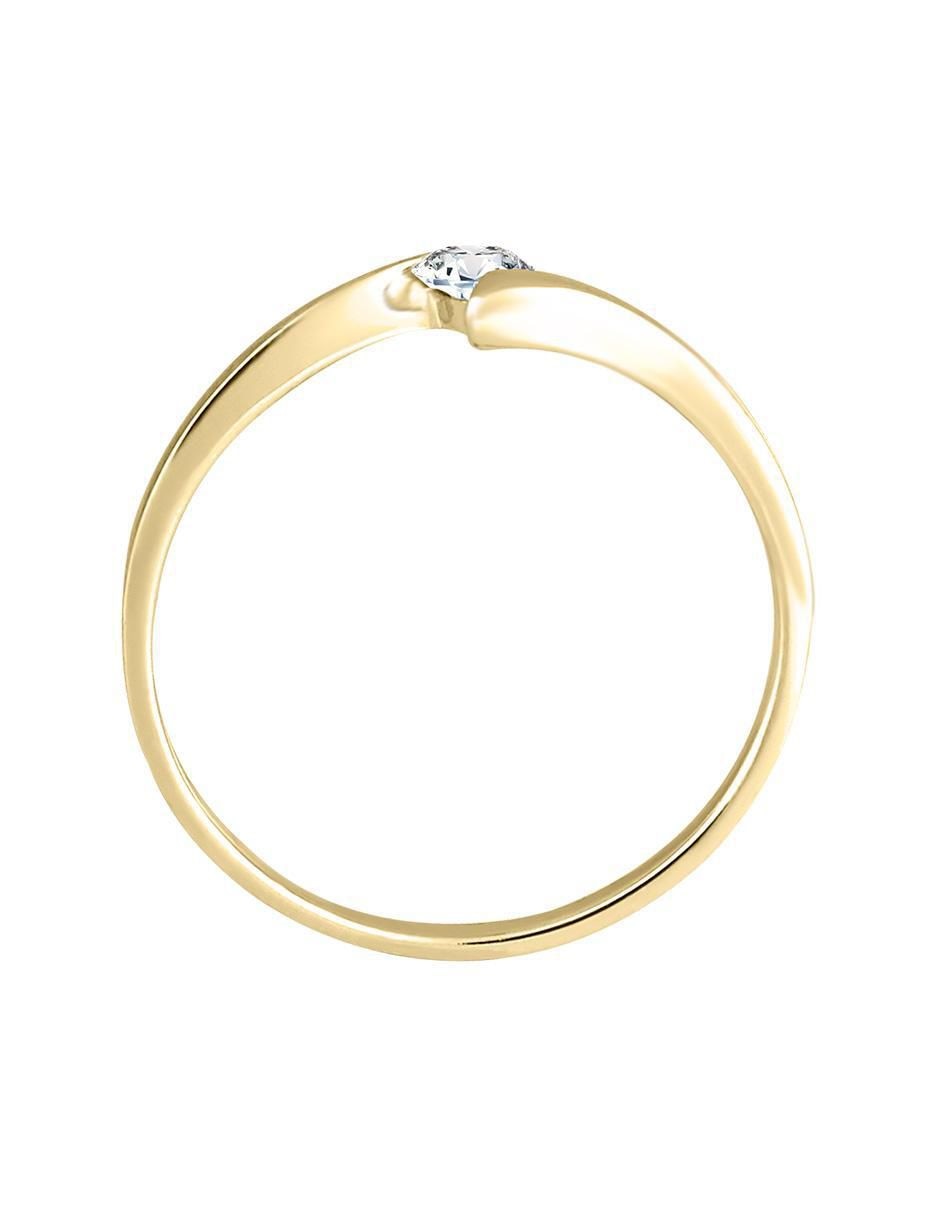 Solitario de oro 14 k Levian-30 diamante 4