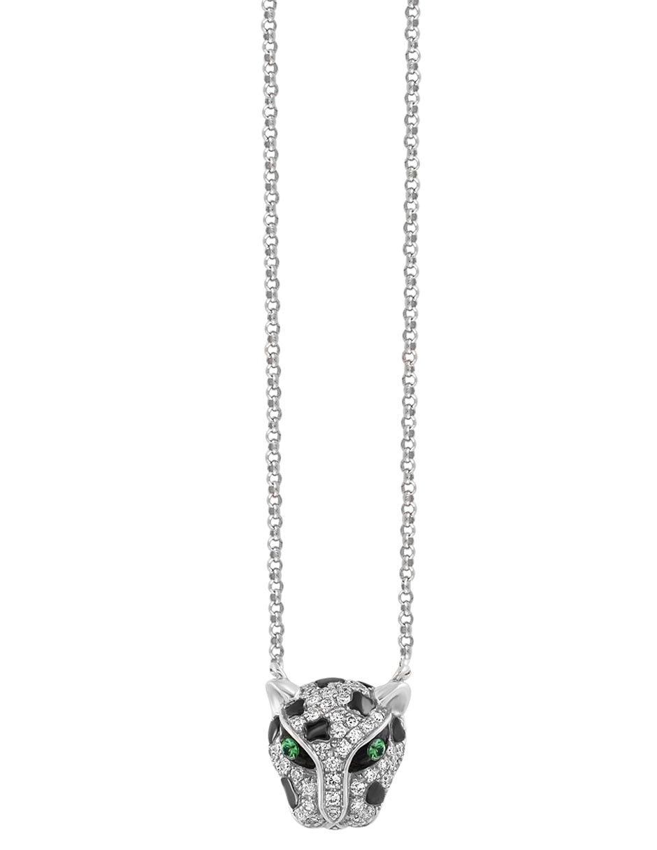 Collar de pantera de oro 14 K 2