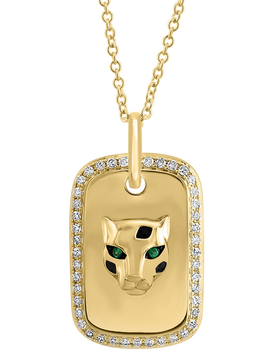 Collar de pantera Brasilica de oro