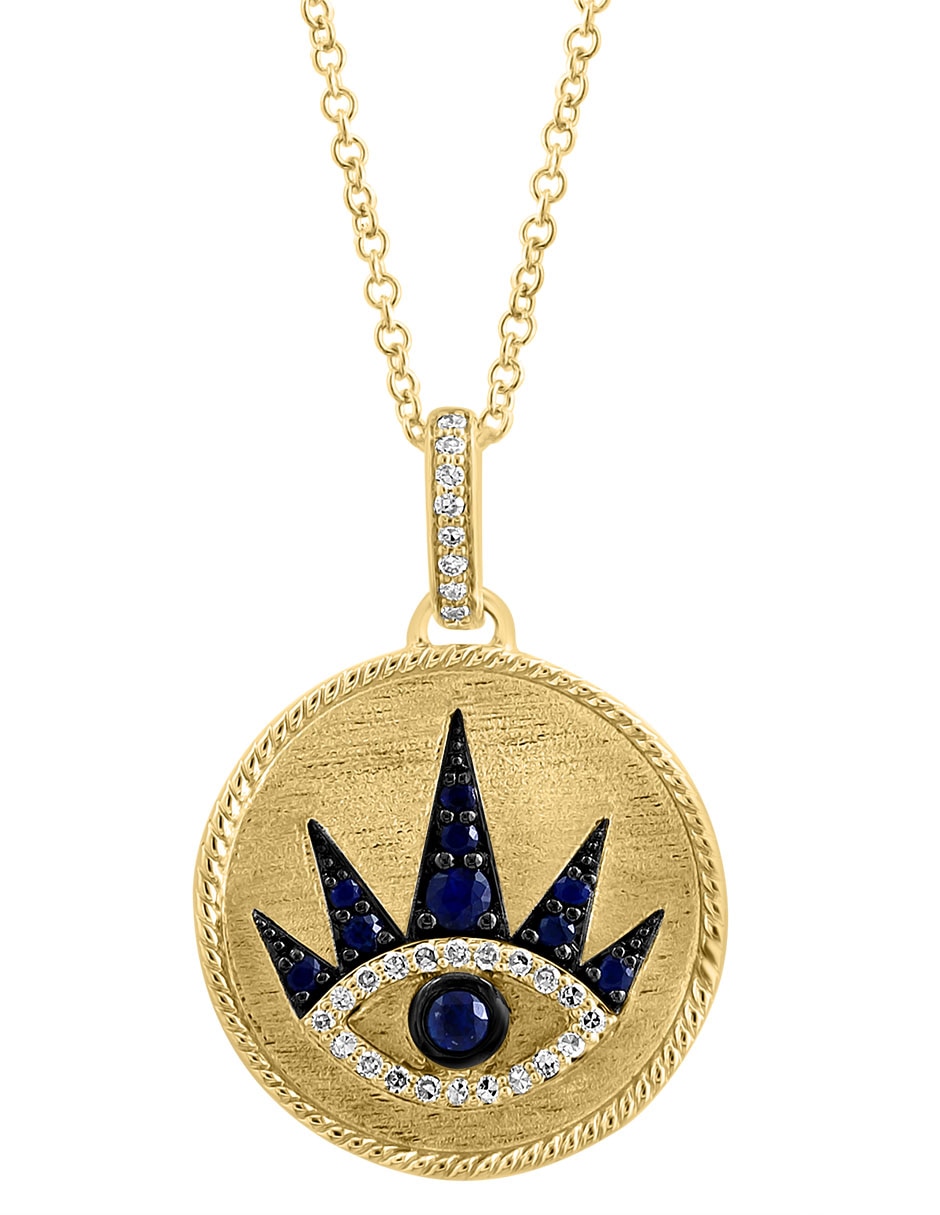 Collar de ojo Royal de oro 14 K