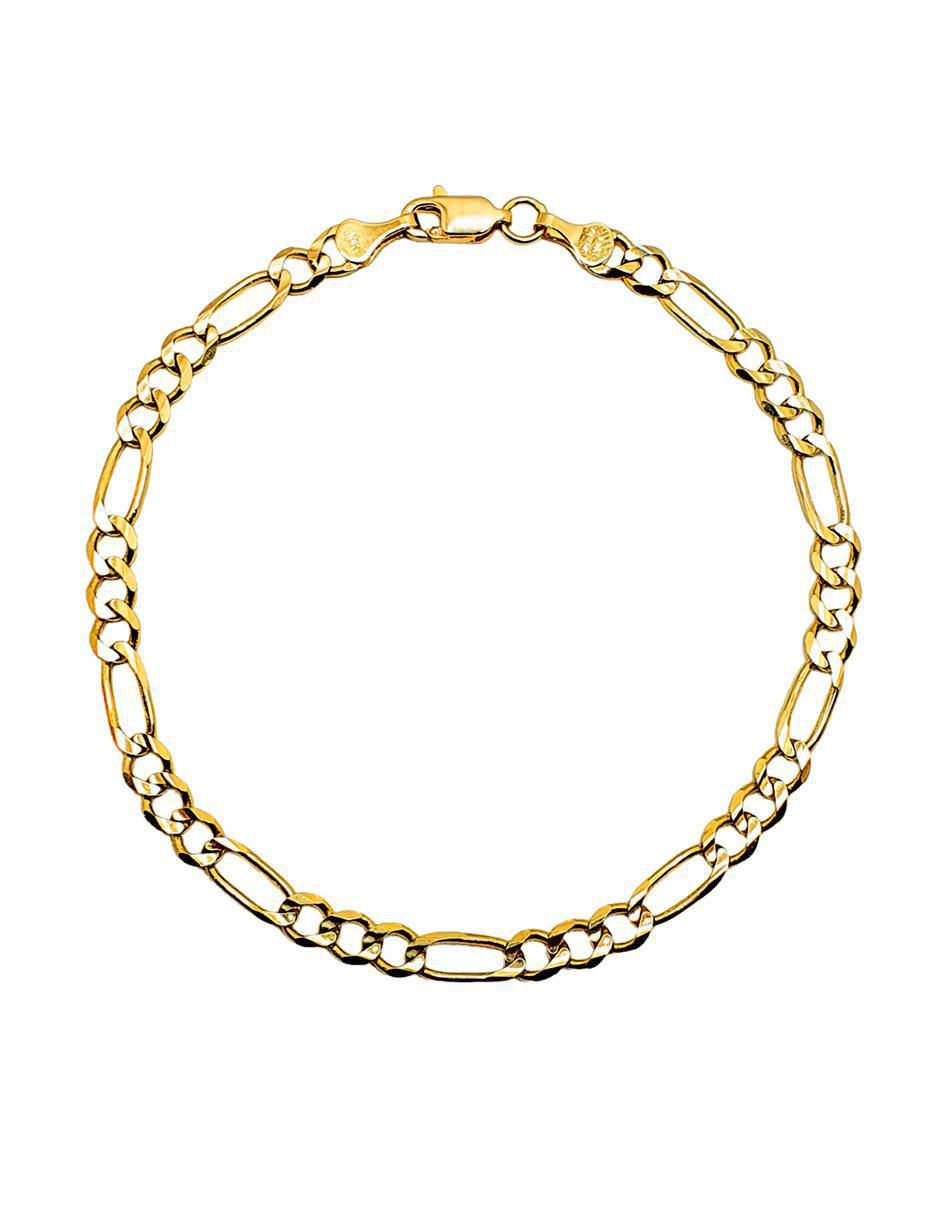 Pulsera de oro 10 K con acabado pulido Pulsera de oro 10 K con acabado pulido