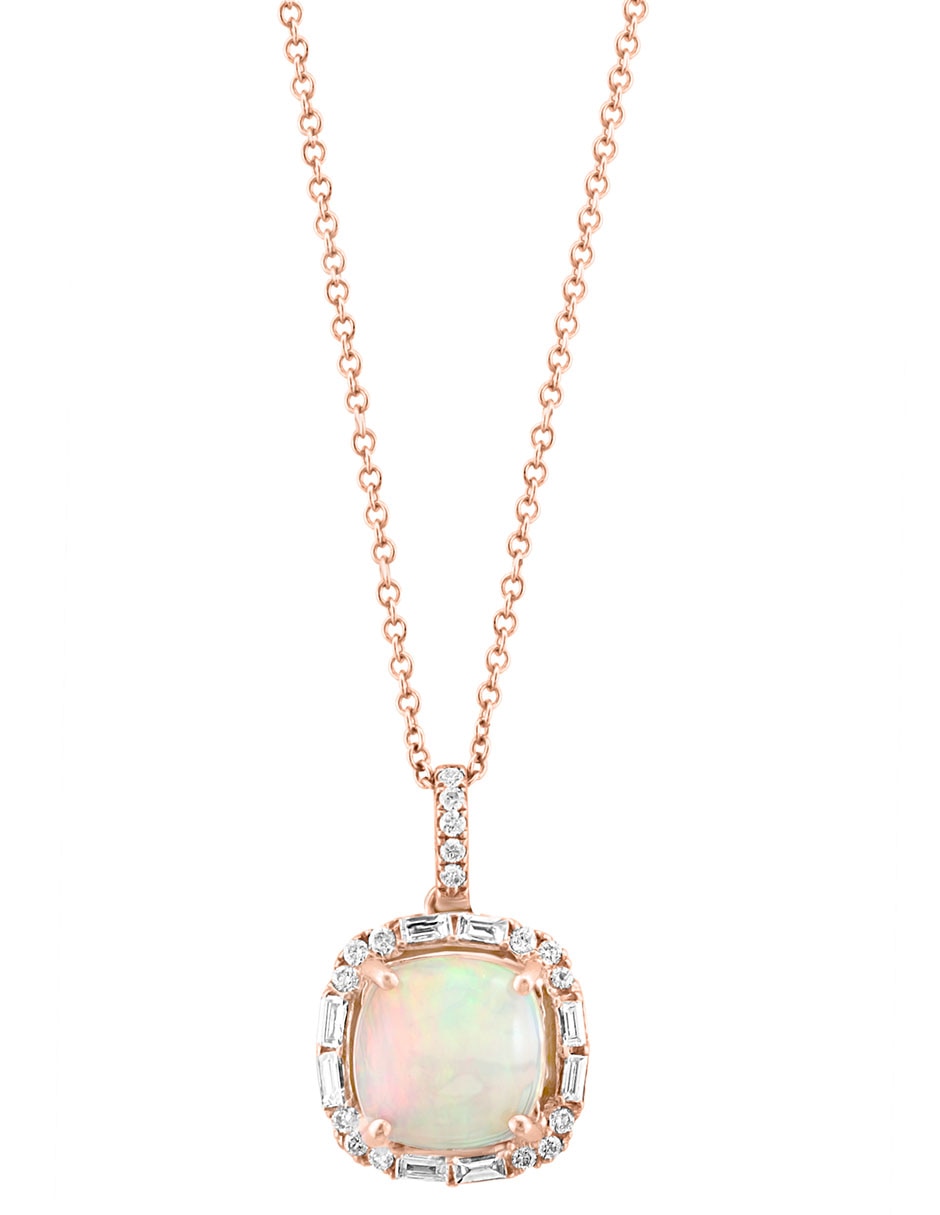 Collar cuadrado Aurora de oro 14 K 2