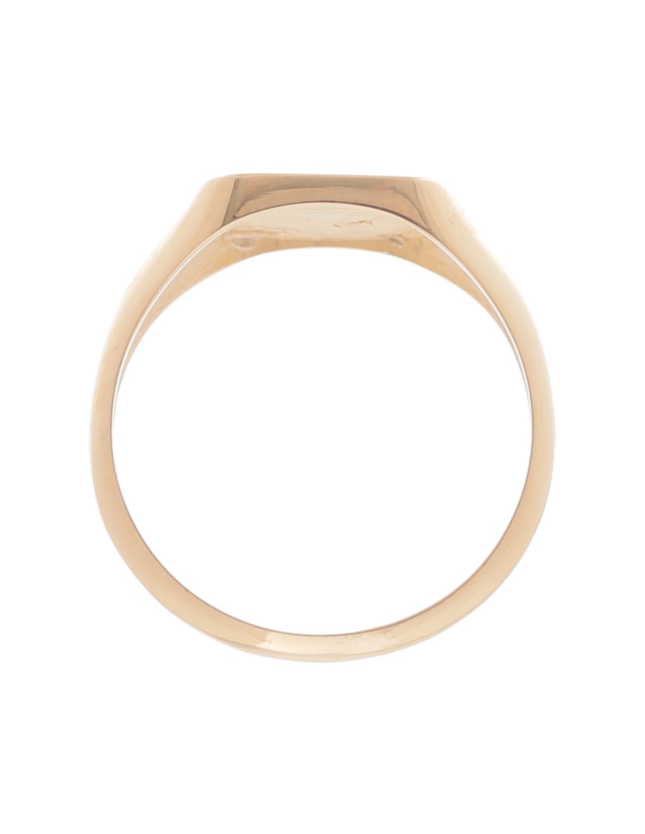 Anillo 14 k de oro pulido 2
